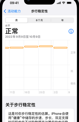 扶风iPhone手机维修如何在iPhone开启'步行稳定性通知'