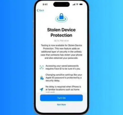 扶风苹果授权维修店分享被盗设备保护功能开启方法