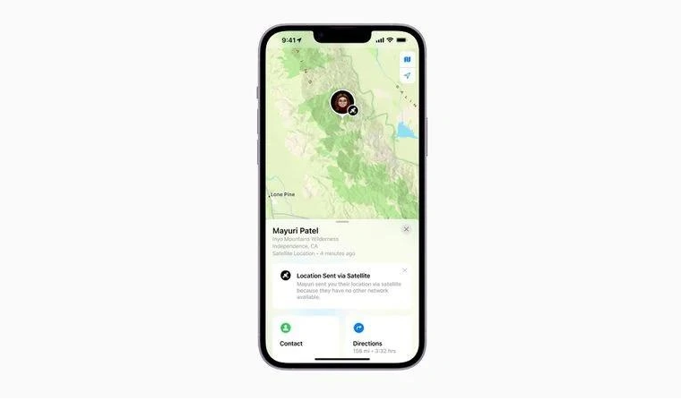 扶风苹果14维修分享iPhone14系列中 FindMy功能通过卫星分享位置方法教程 