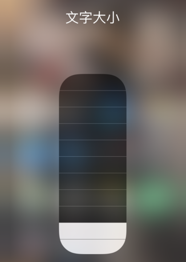 扶风苹果手机维修分享小技巧：在 iPhone 控制中心快速调节字体大小 